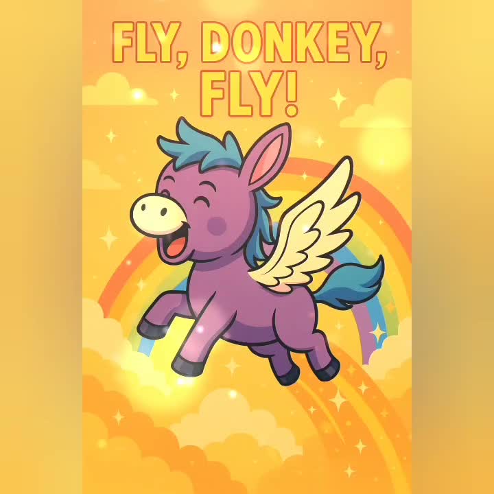Fly, Donkey, FLY! artwork