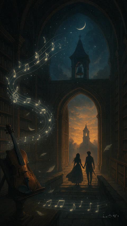 彩筆の終章 ―暁鐘の書架― artwork