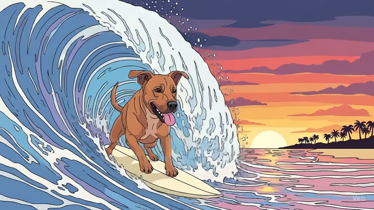 Typo-doggo artwork
