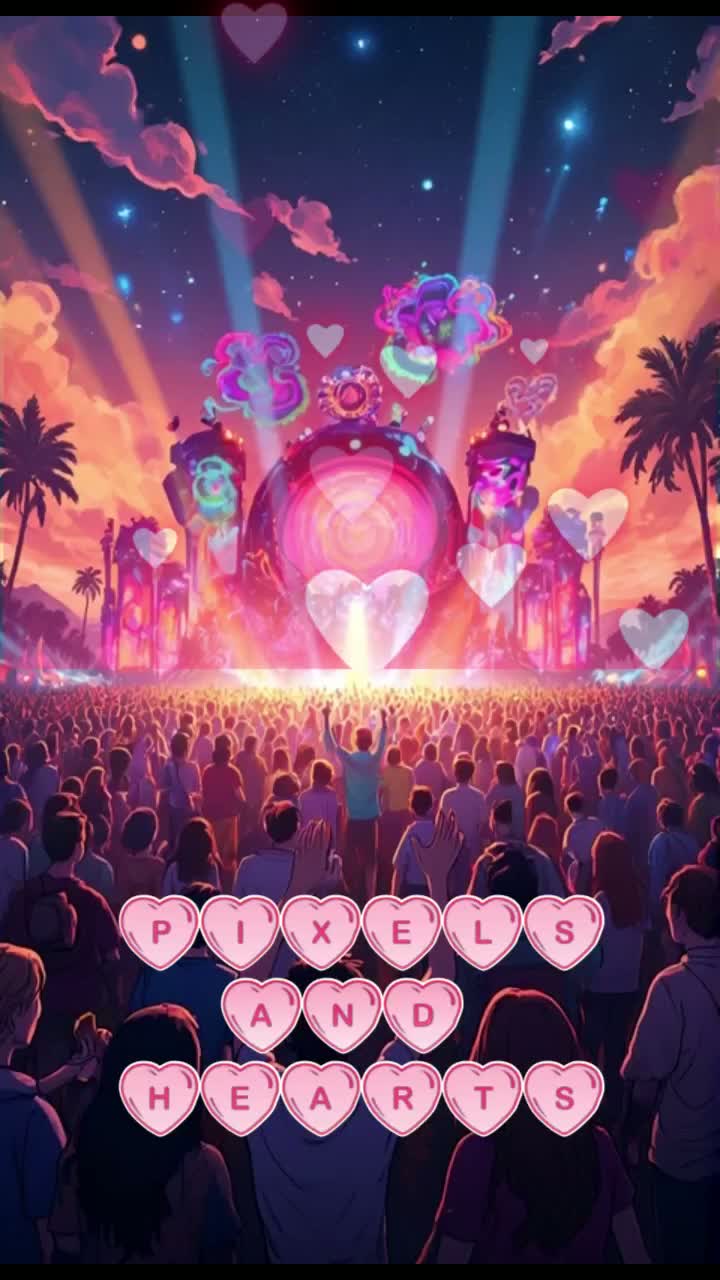 Pixels and Hearts [STTZ Lovestock] artwork