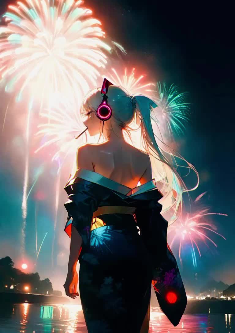 05｜Hanabi Arms #花火大会 by Toshi_rbt🐇 | Suno