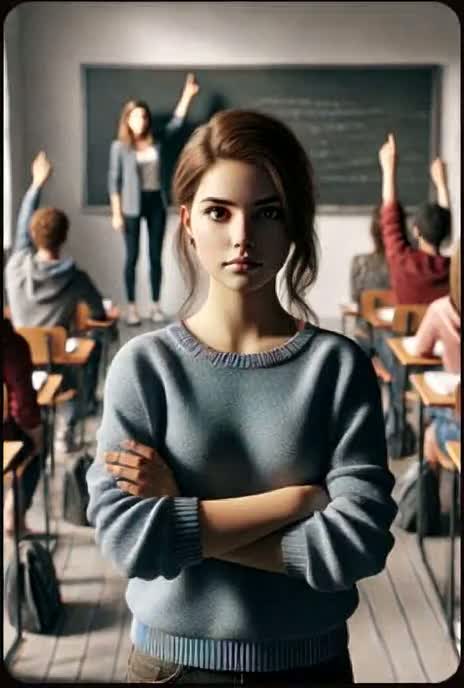 내 맘대로 손을 들거나 그냥 가만히 있거나 (I'll raise my hand on my own will! 학교, 학생, 선생님, 부르다, 수업, 강좌, 칠판) 