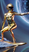 Cover image for Golden Surfer Girl 