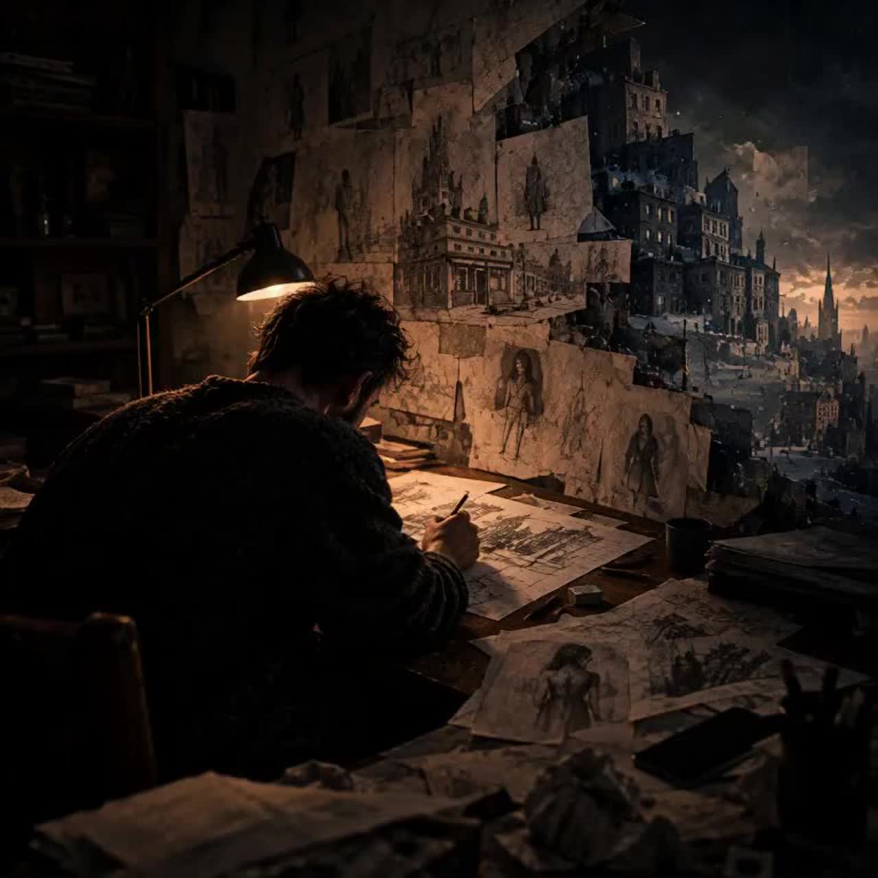 Бумага и карандаш artwork