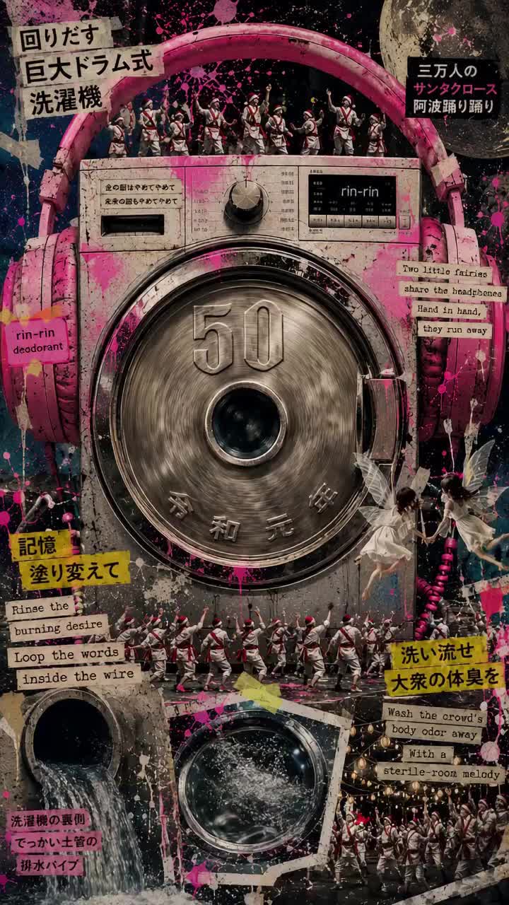 The Strange Washing Machine 奇妙な洗濯機 エモ山 #10 artwork
