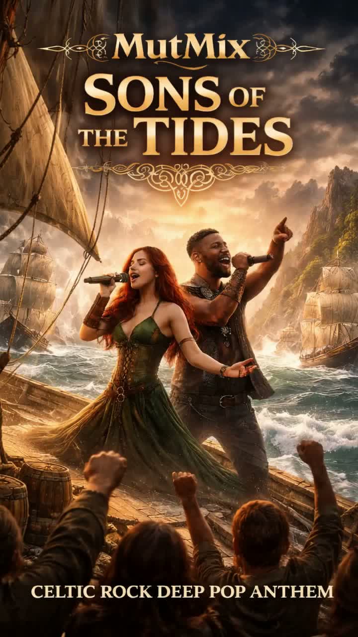“Sons of the Tides”  MutMix – Celtic Rock Deep Pop (Sea Anthem) artwork