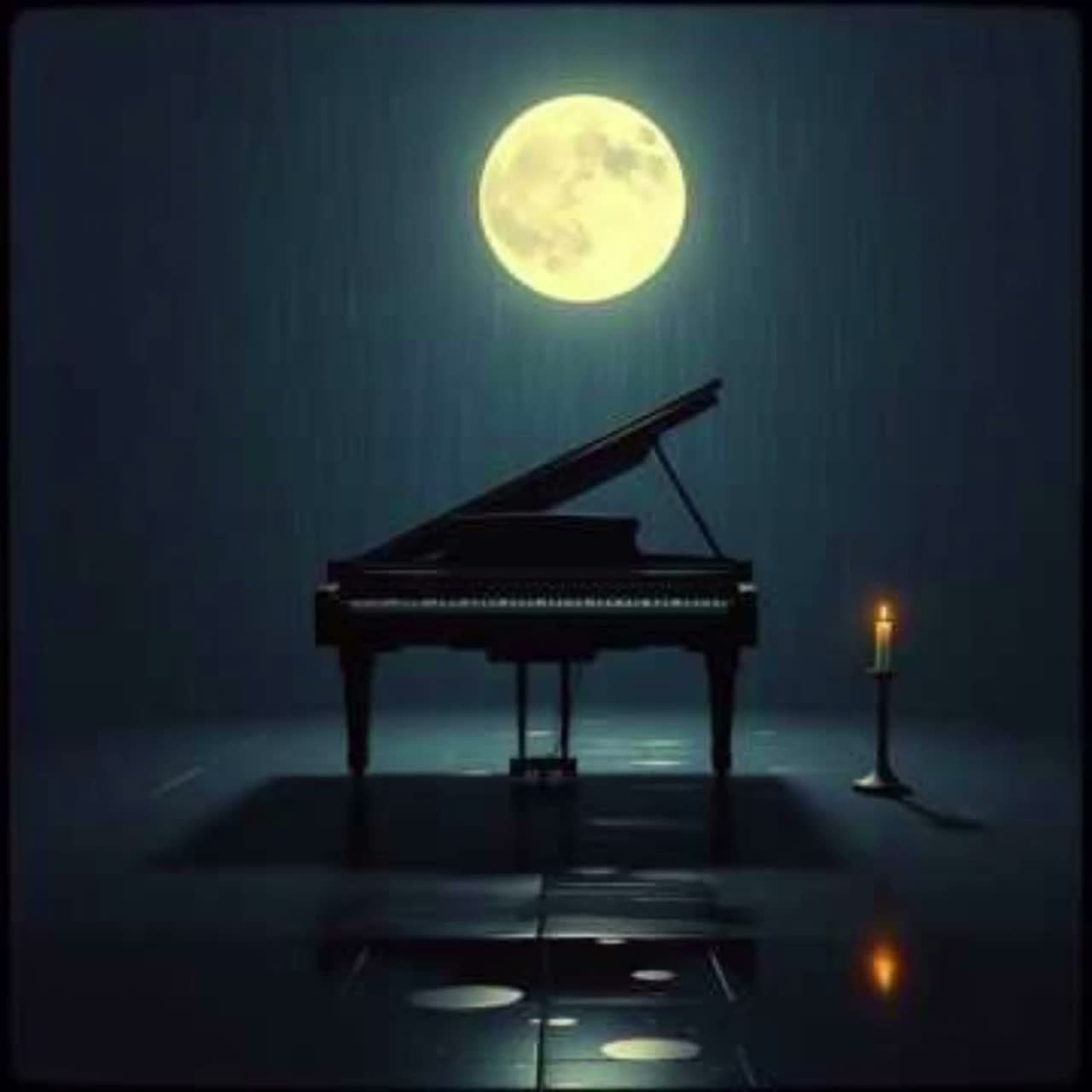 Moonlit Reflections on What Was artwork