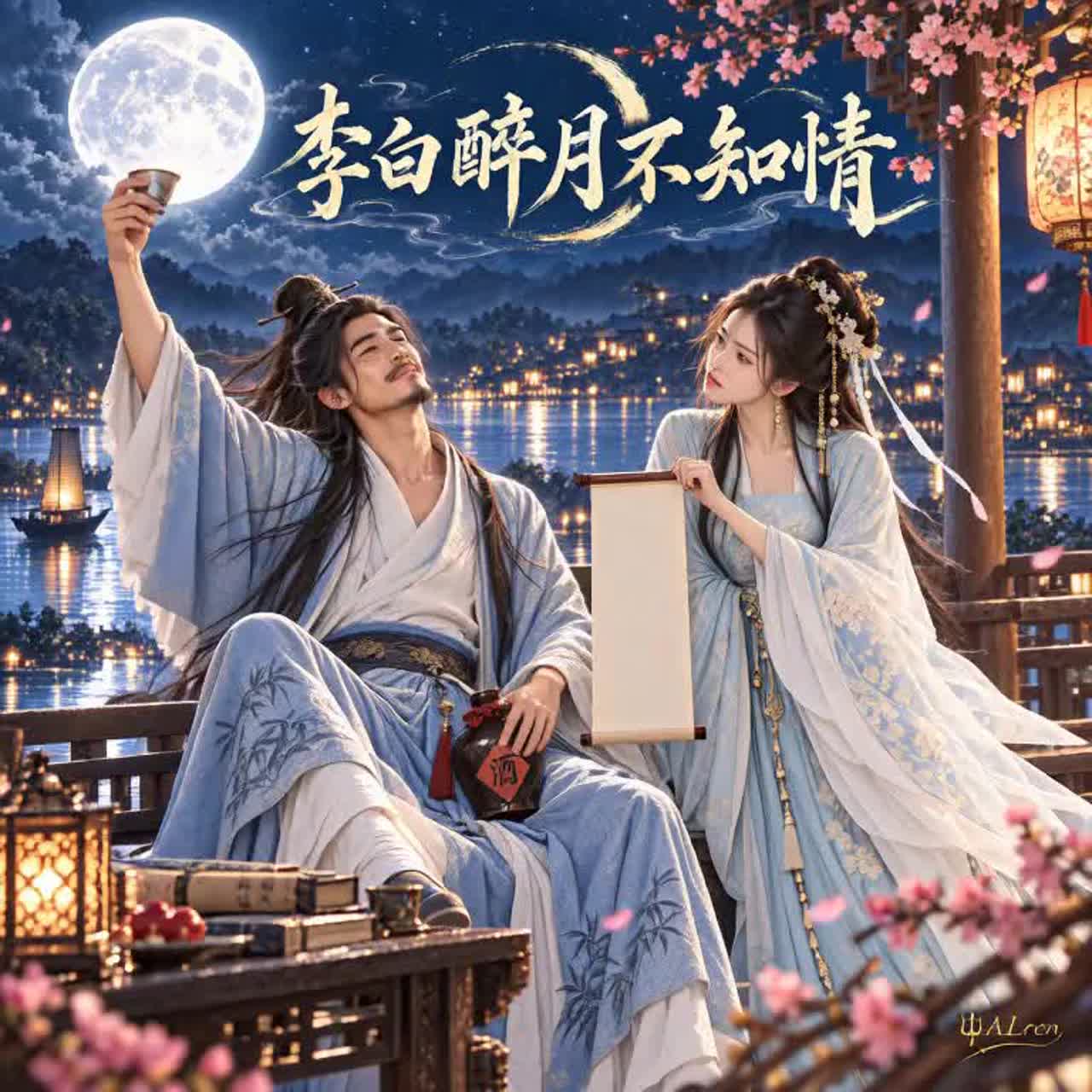 李白醉月不知情 ft.Kaixin 992025｜台語｜Li Bai, Drunk on Moonlight, Blind to Love artwork