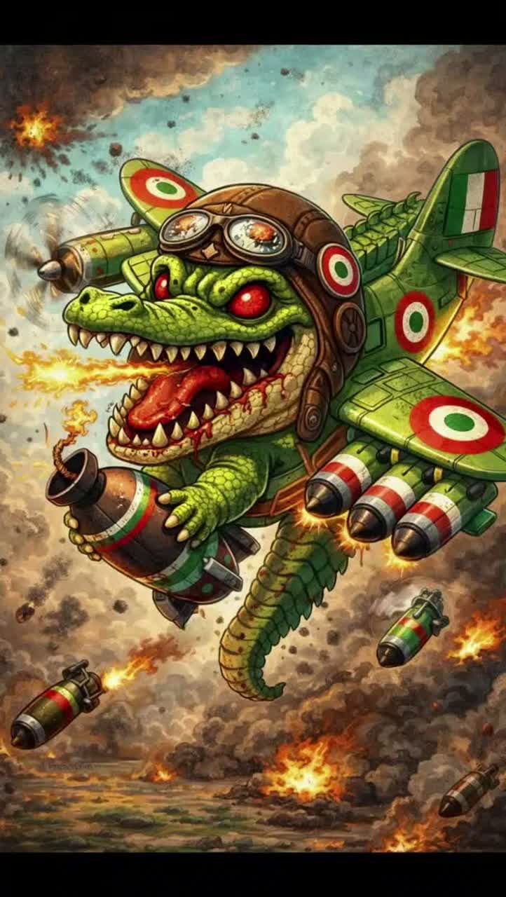 Bombardiro Crocodilo artwork