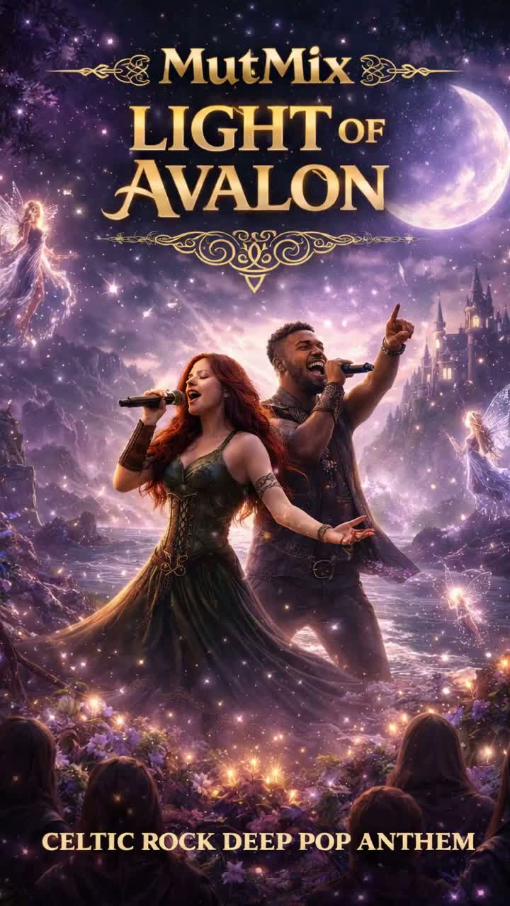 “Light of Avalon”  MutMix – Celtic Rock Deep Pop (Fairy Anthem) artwork