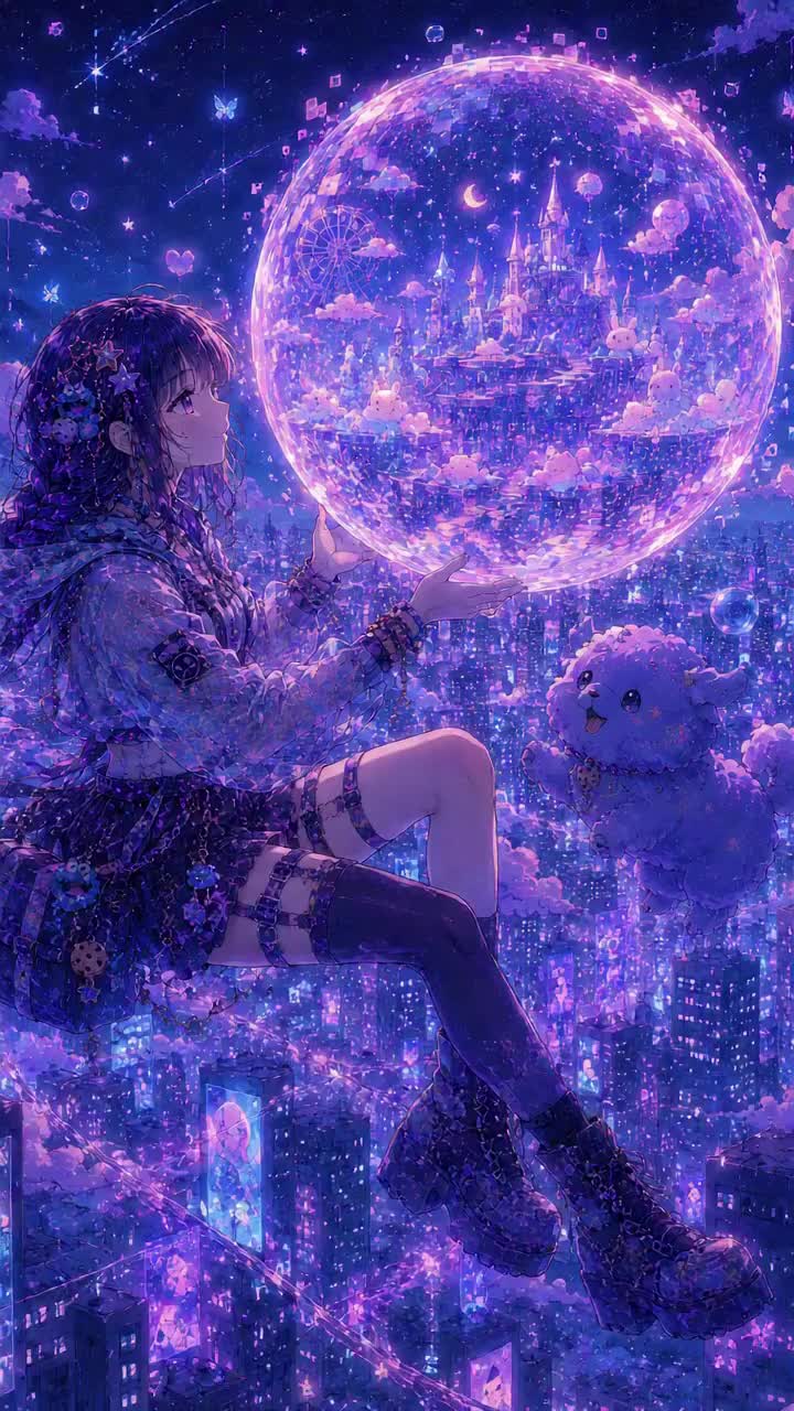 ✧ Cyber Girl 006 | a Soft World we Render artwork
