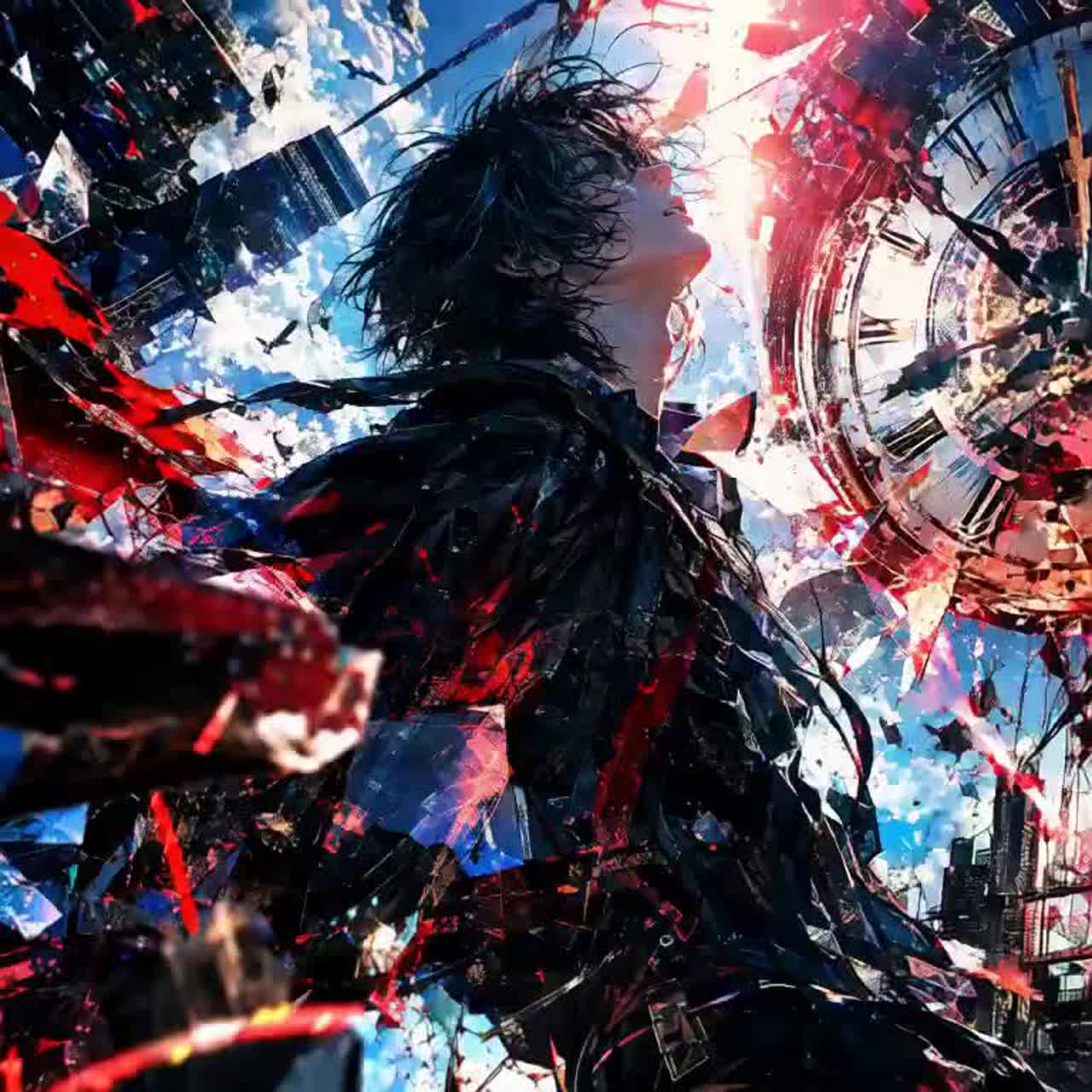 閃光の朱 artwork