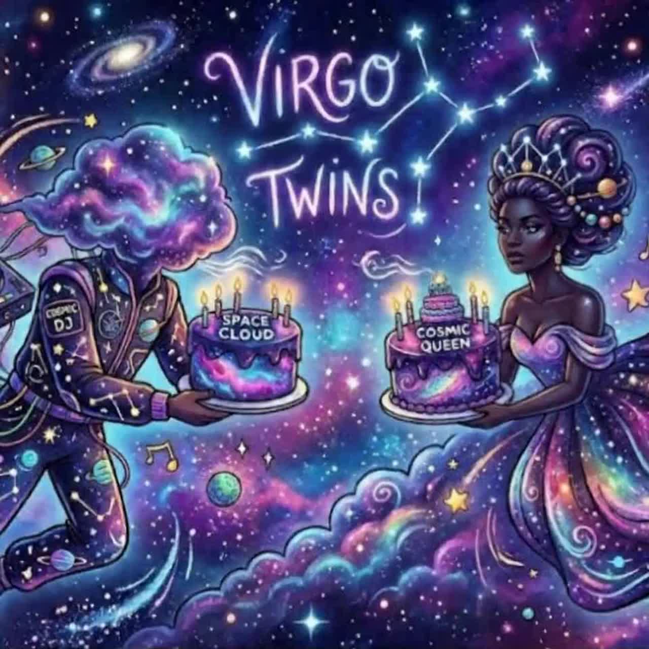 Virgo Birthday your day-DJ spacecloud & SweetSalt artwork