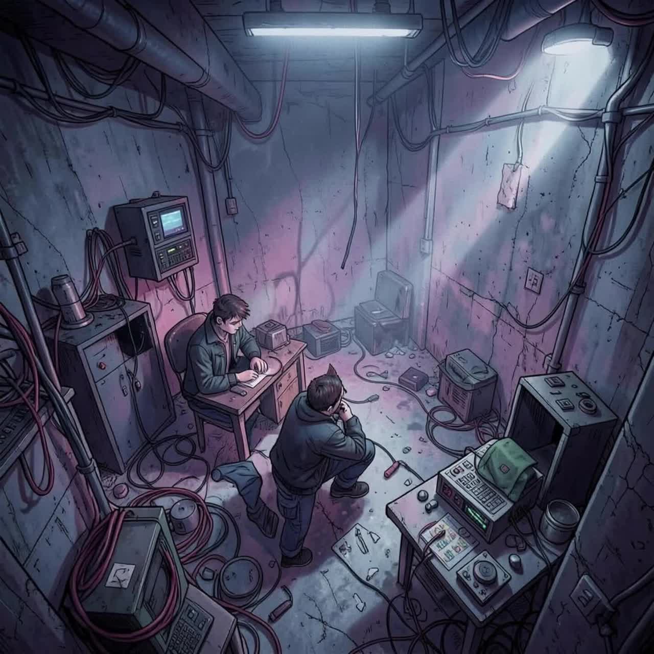 Somethings are on the Wire artwork
