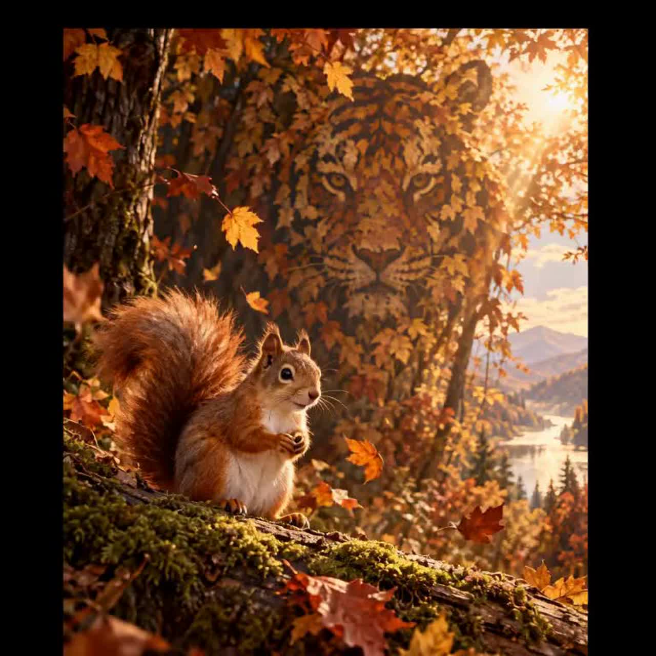 “🌍🐯🐿️Something in the Way We Turn🐿️🐯🌍” artwork
