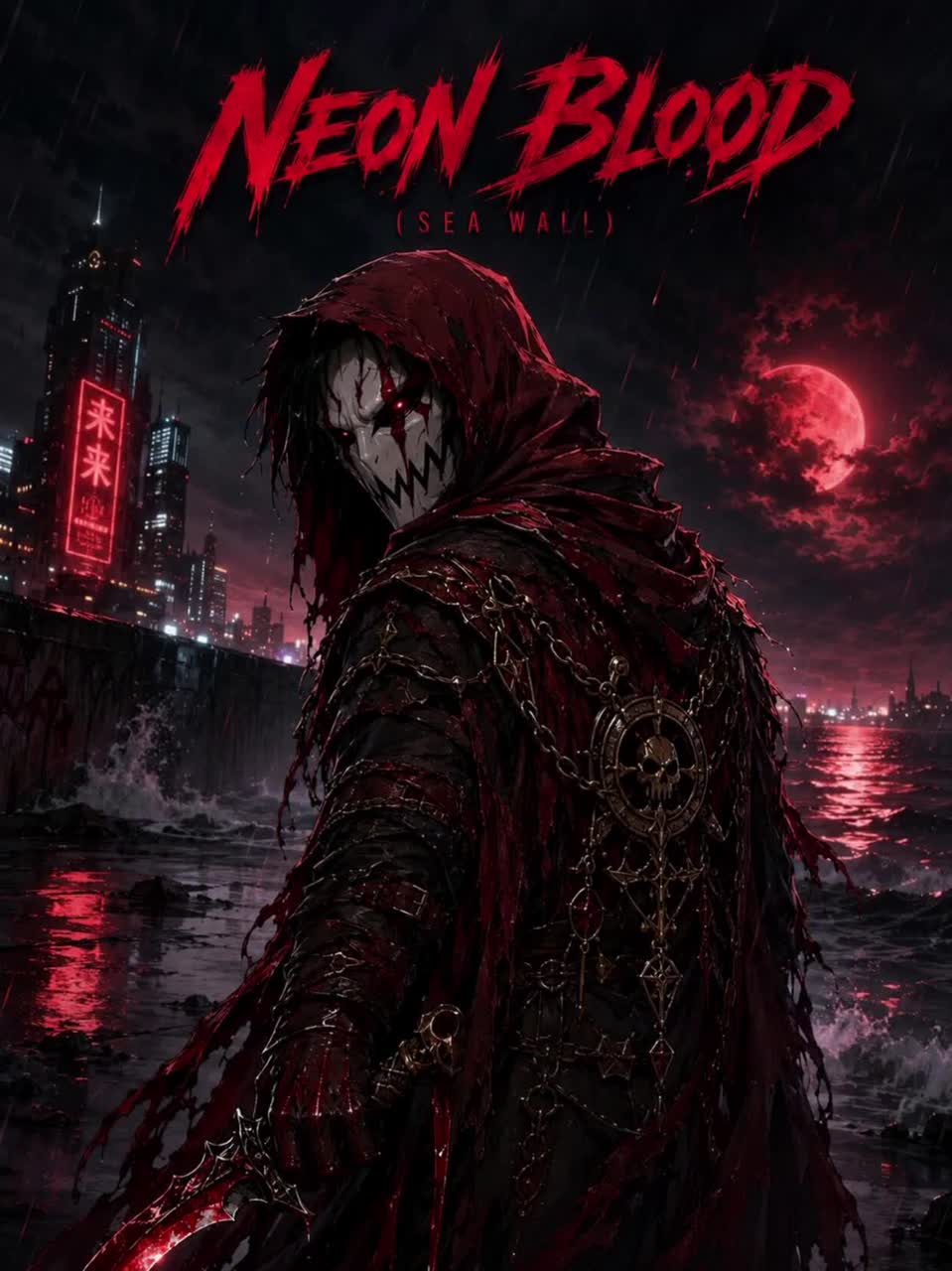 Neon Blood (Sea Wall) artwork
