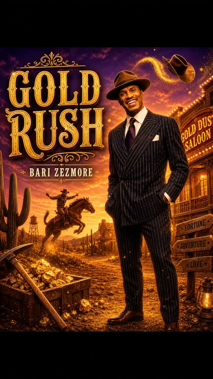"The Gold Rush"| Bari Zezmore artwork