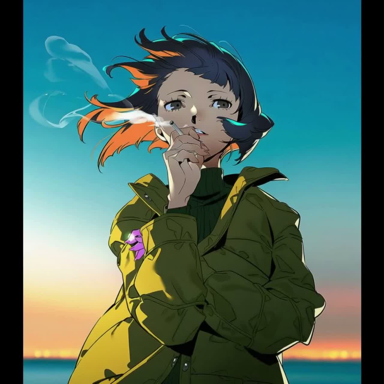 煙草の吸い方で人生を語れるなら    -If the way you smoke can tell you about your life- artwork