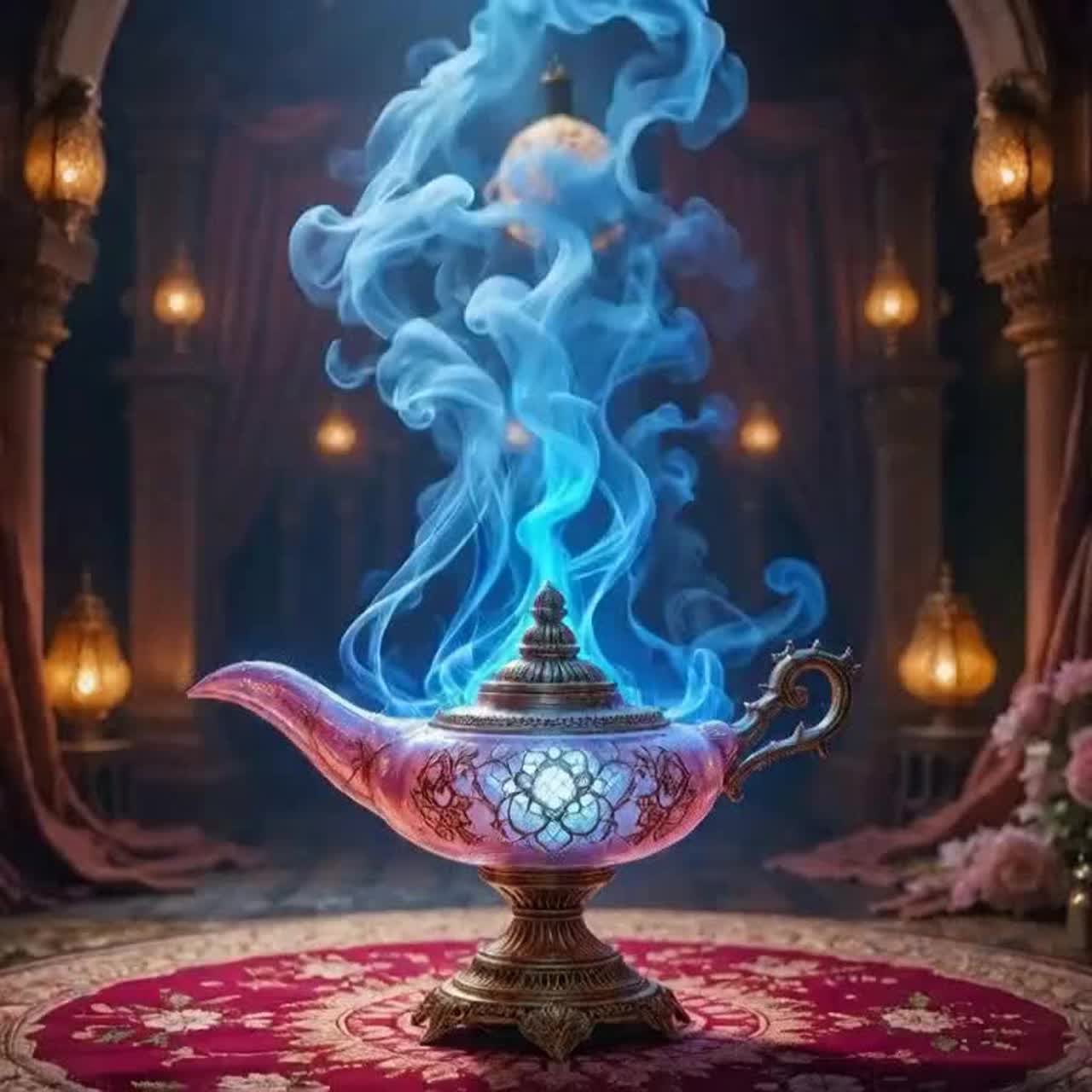 Oriental fairy tale artwork