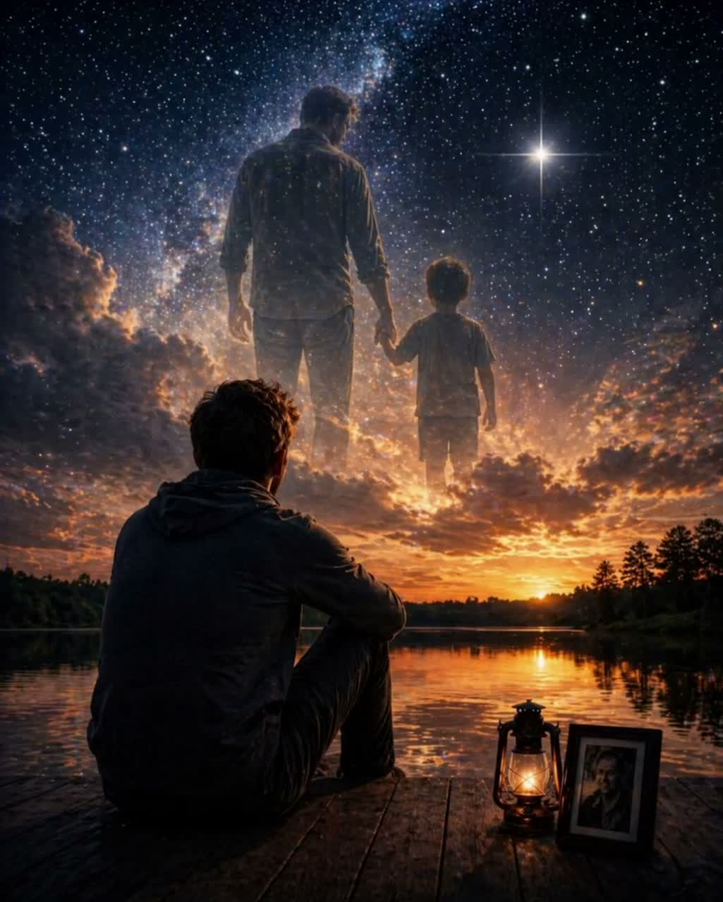 Papa, mein Stern am Himmel artwork