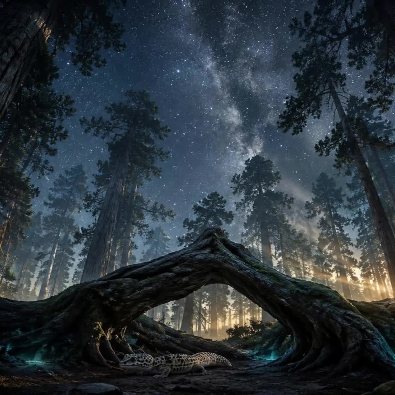 Where Pines Hold the Morning | Forest Trip-Hop & Post-Rock artwork