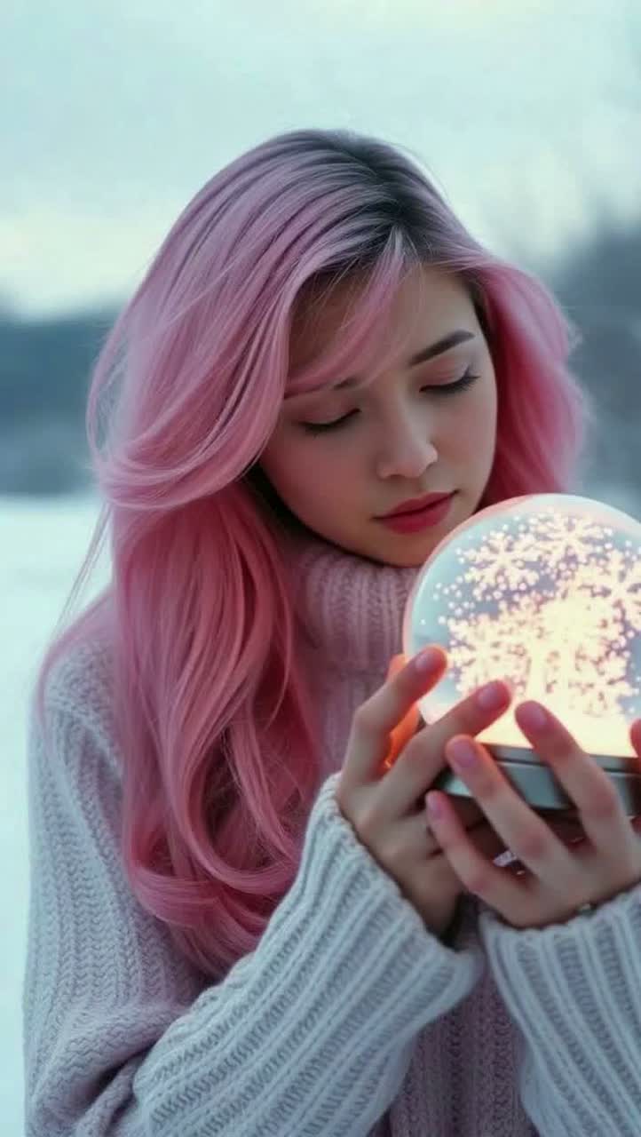 Snow Globe Heart (Manic Pixie Dream Christmas) artwork