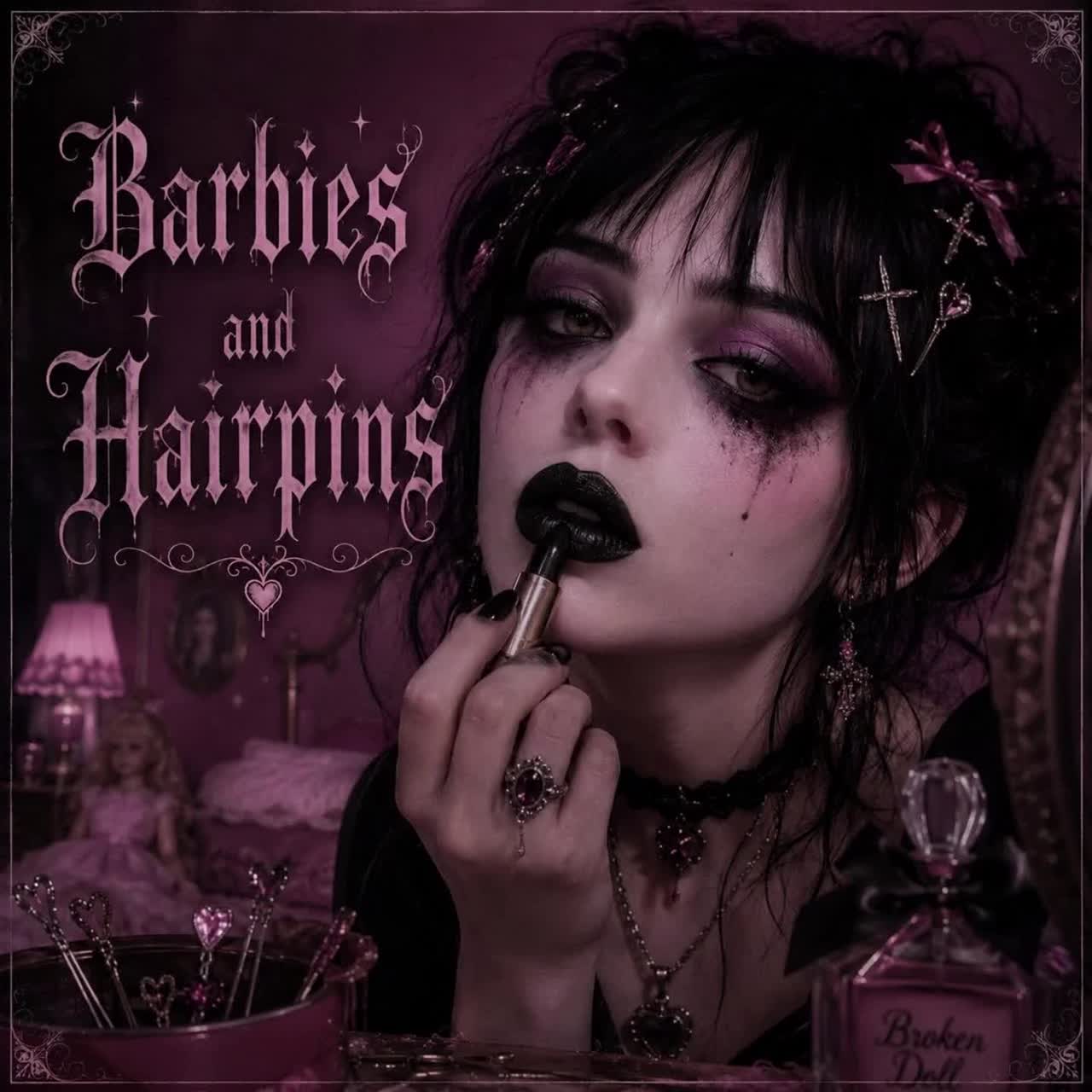 Barbies and Hairpins artwork