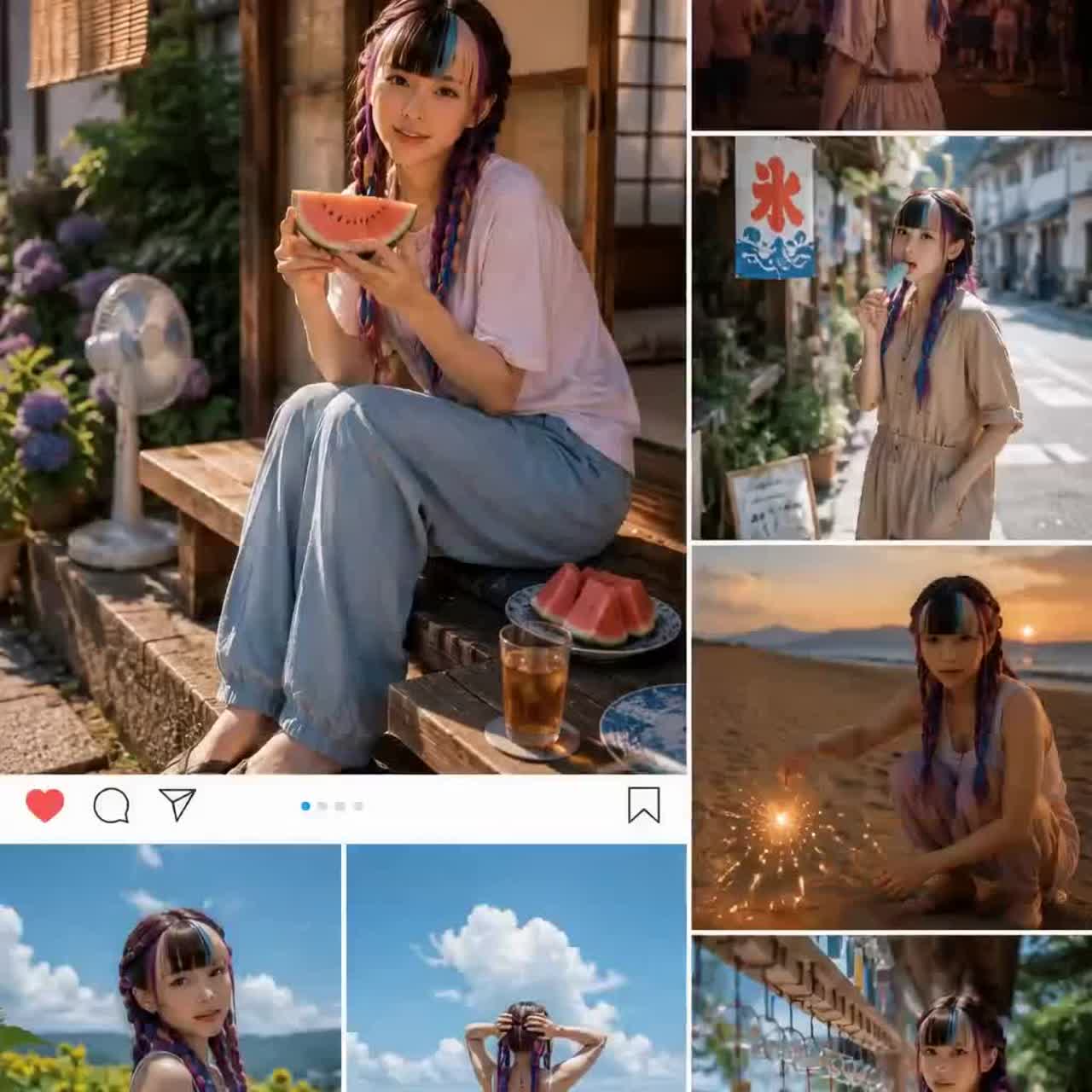 夏の夜の向こうから