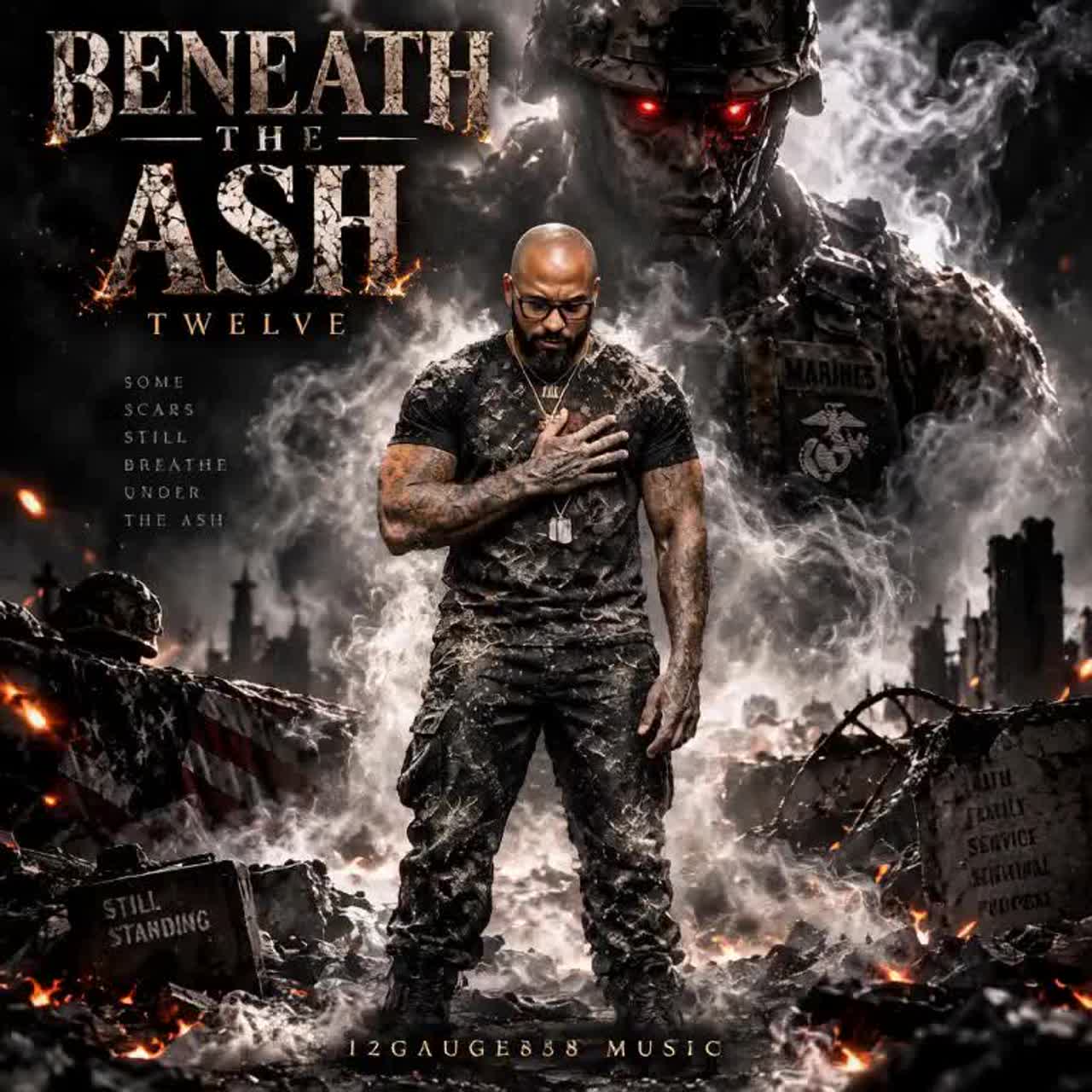 “Beneath the Ash” (I’m Holding On Still Standing) artwork
