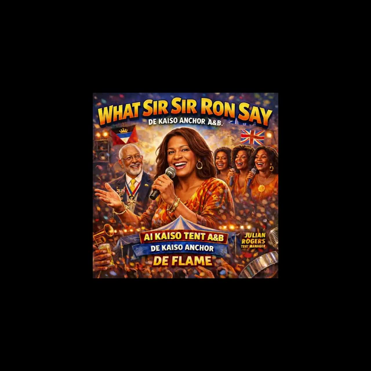 WHAT SIR SIR RON SAY - LADY FLAME artwork