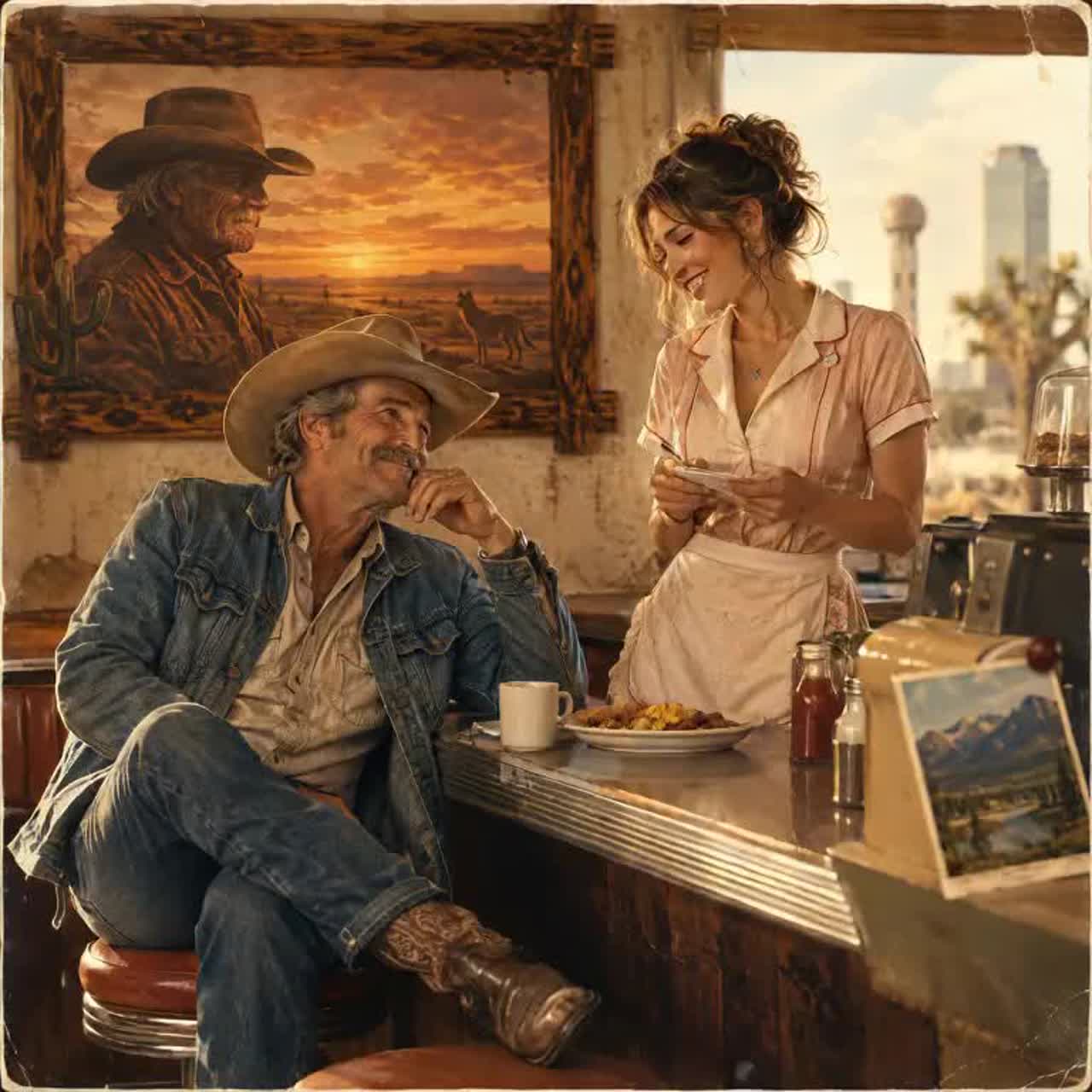 Western Ways - 1989 Original artwork