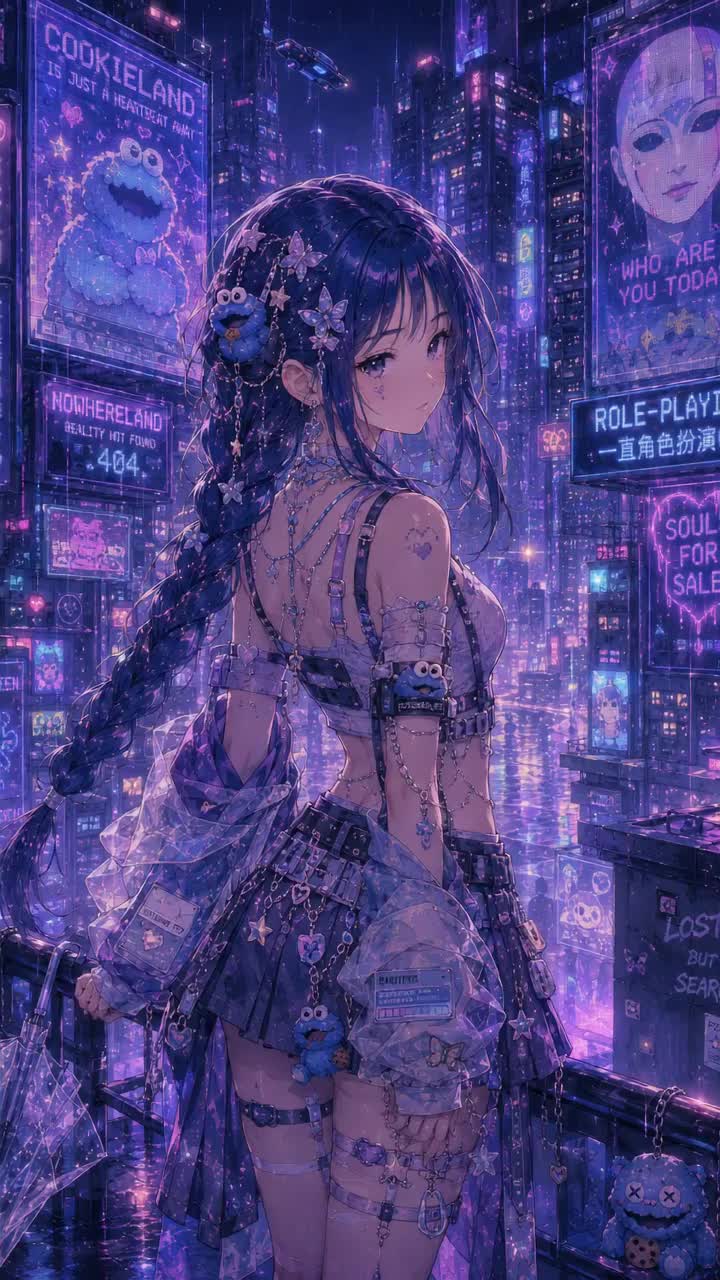 ✧ Cyber Girl 001 | Role-Playing 一直角色扮演 artwork