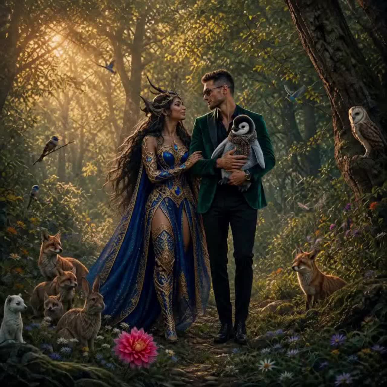 Running to you ! [The Goddess & The Galant] artwork