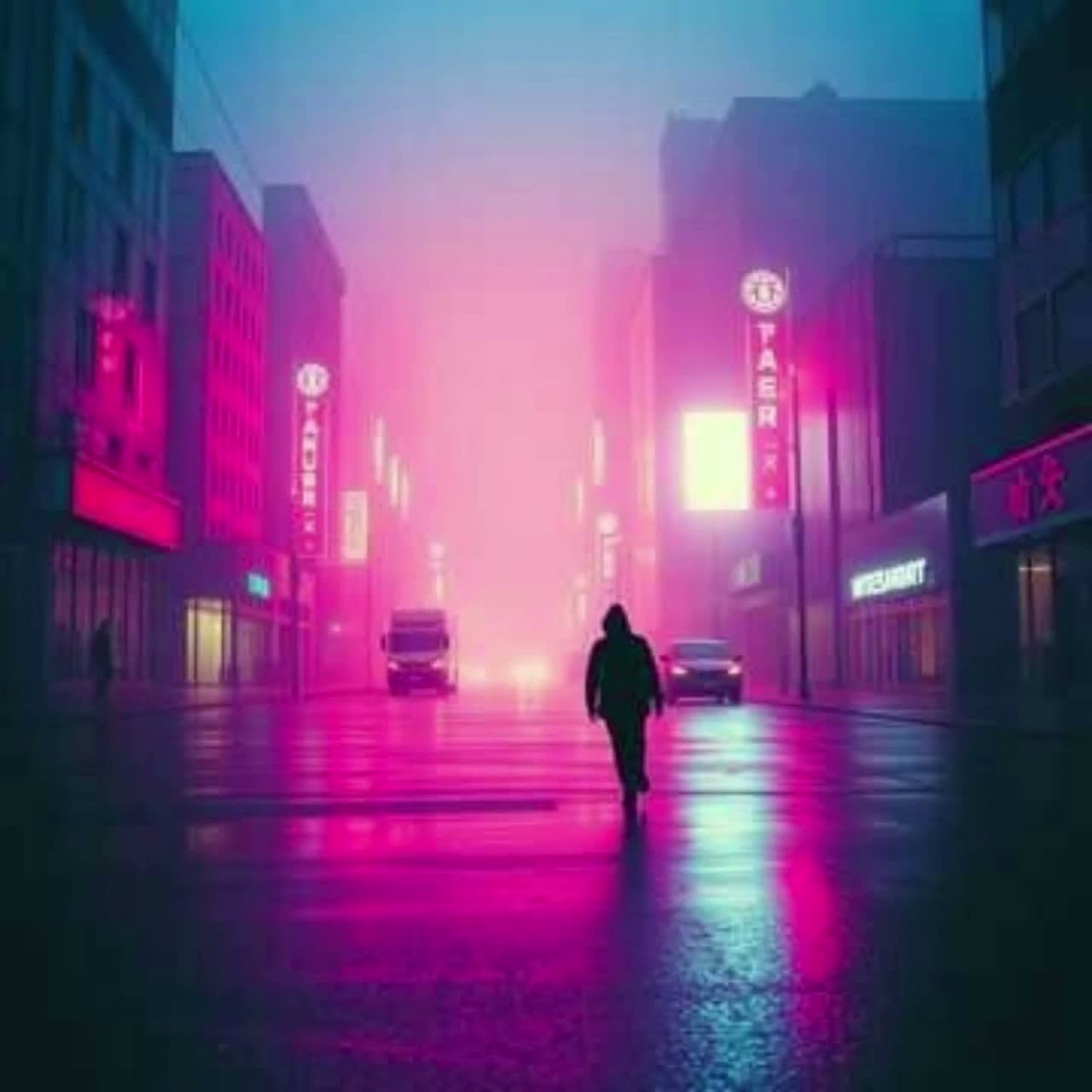 ネオンブレードの夜(Neon Blade Night) artwork