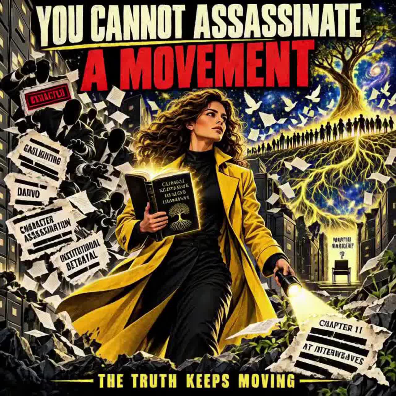 YOU CANNOT ASSASSINATE A MOVEMENT. artwork