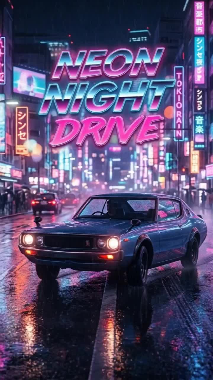Neon Night Drive