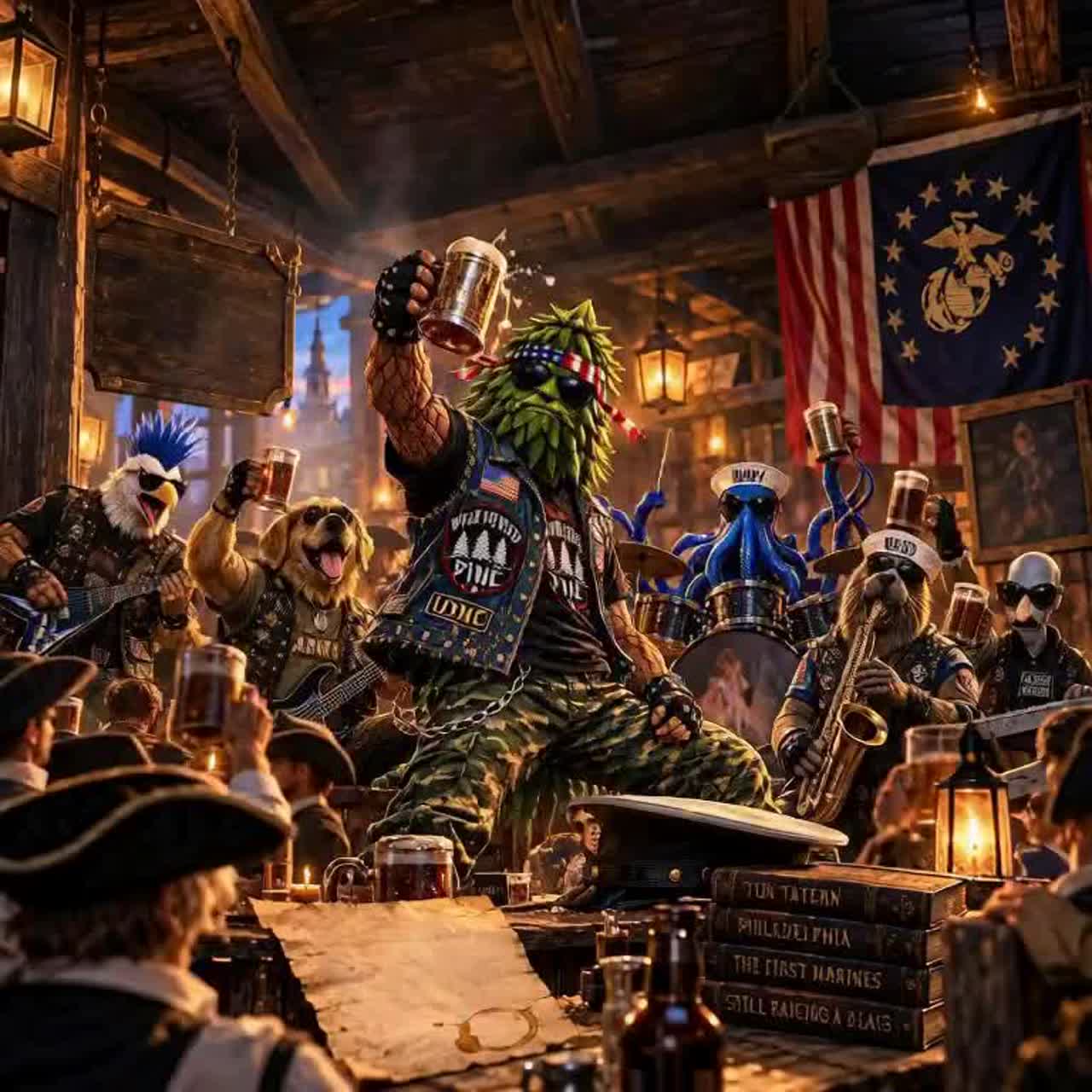 Born in a Bar (Tun Tavern) artwork