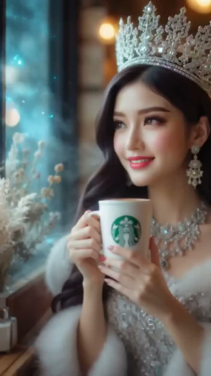 The Starbucks Queen artwork