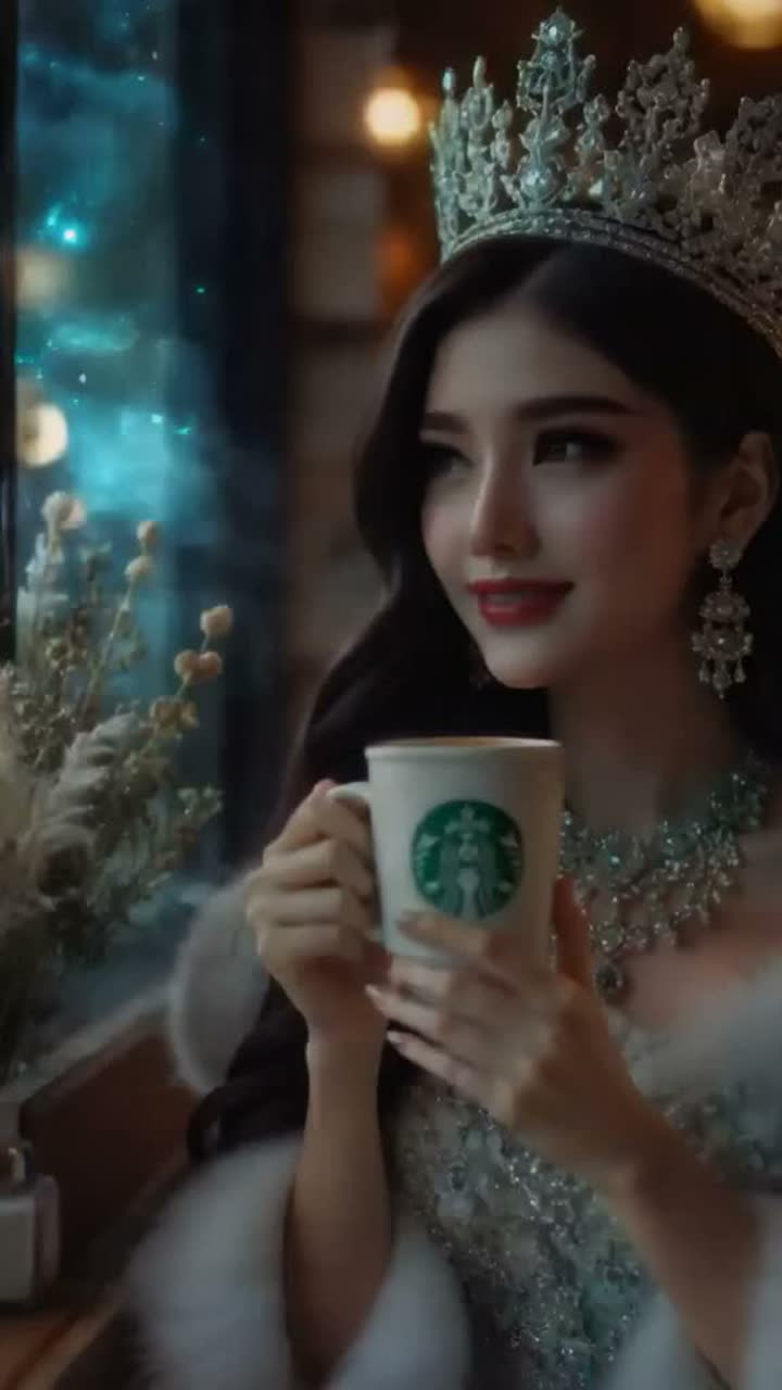 星巴克女王 Starbucks Queen artwork