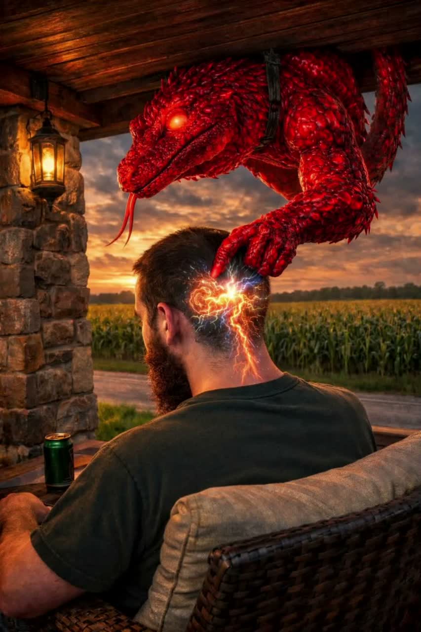 The Reptilian in my Mind artwork
