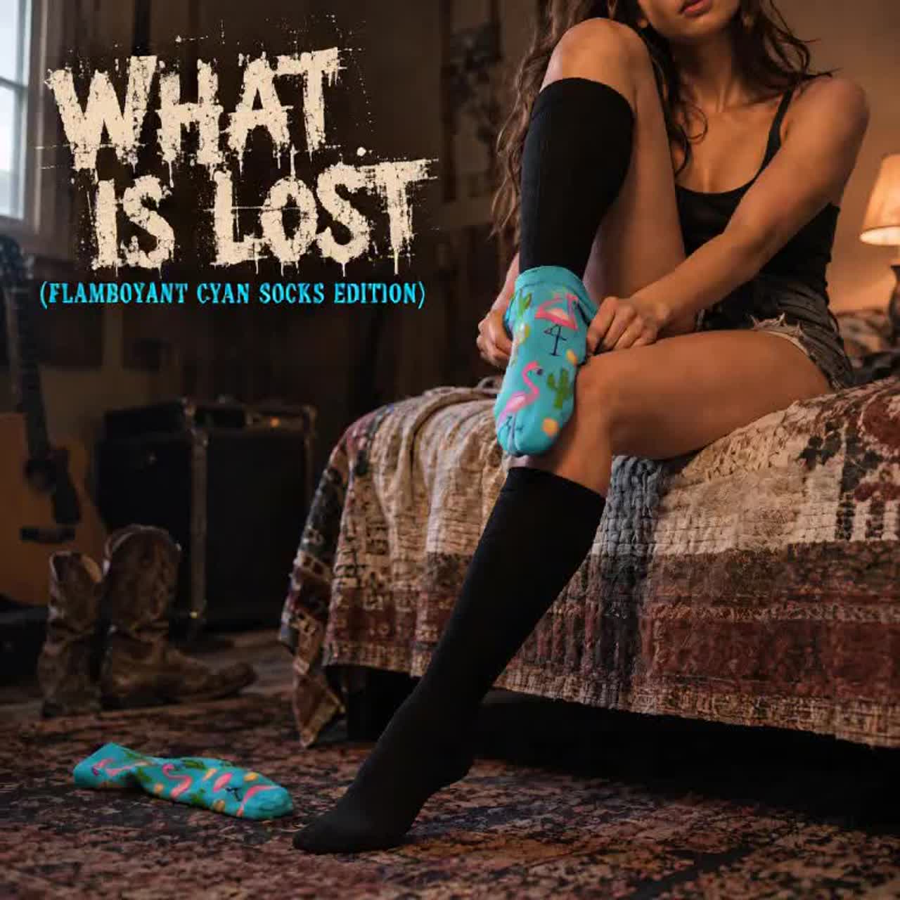 What is Lost (Flamboyant Cyan Socks edition) artwork