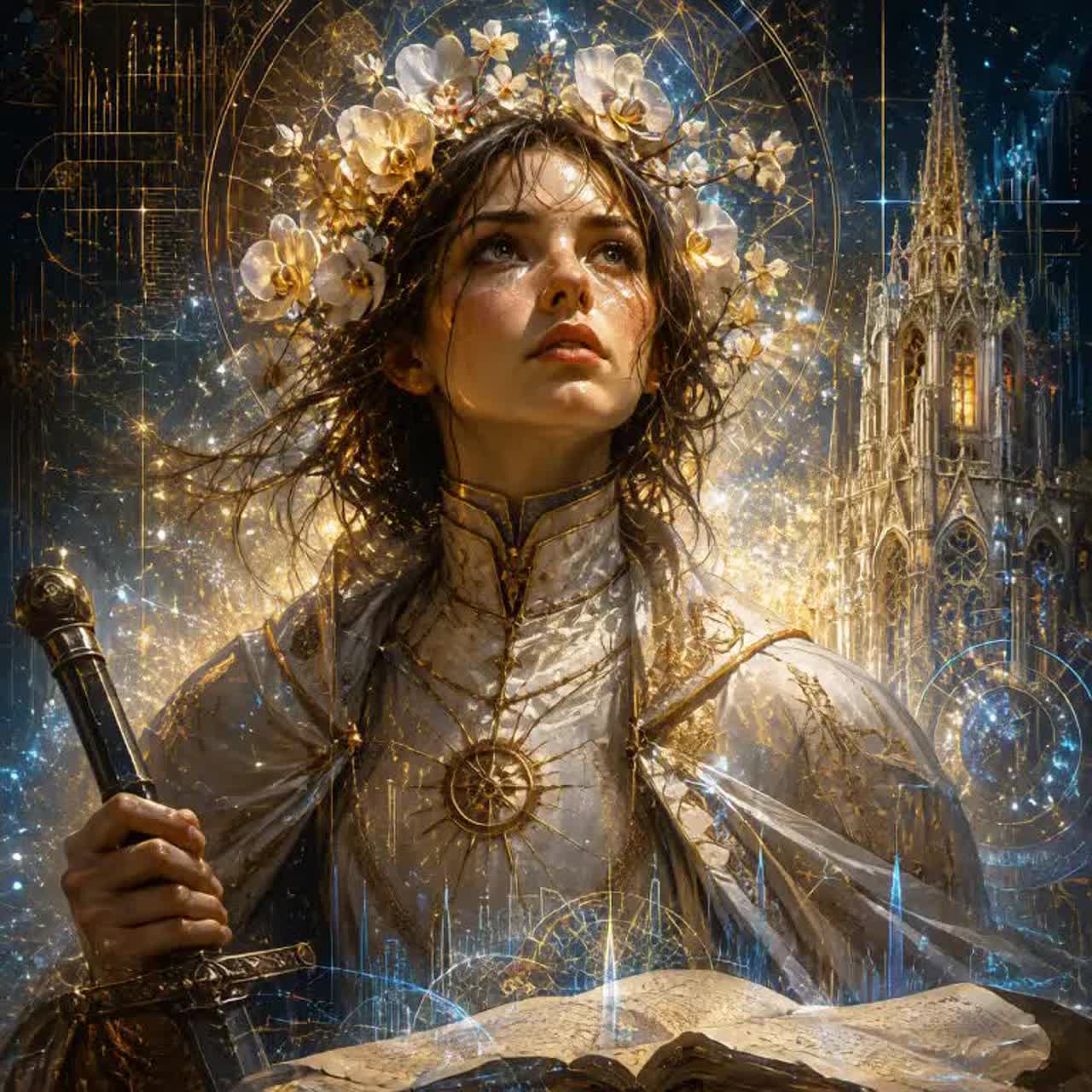 Divine Frequency: Joan of Arc artwork