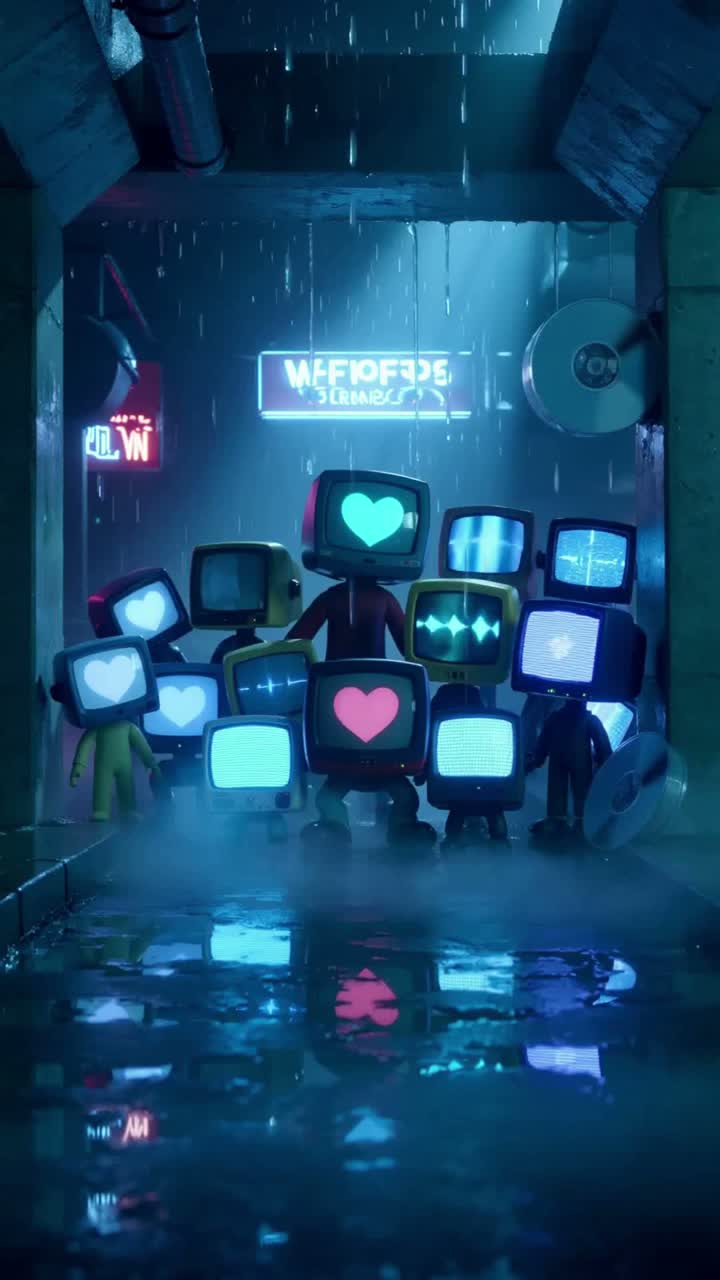 THE DEAD CHANNELS - "HEARTBEAT THROUGH THE SPEAKERS" artwork