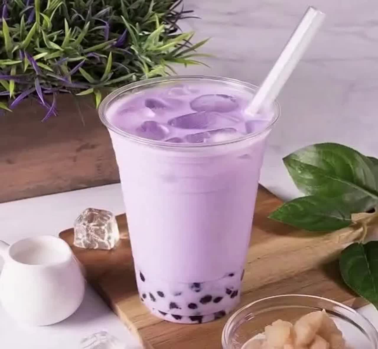 taro tea artwork