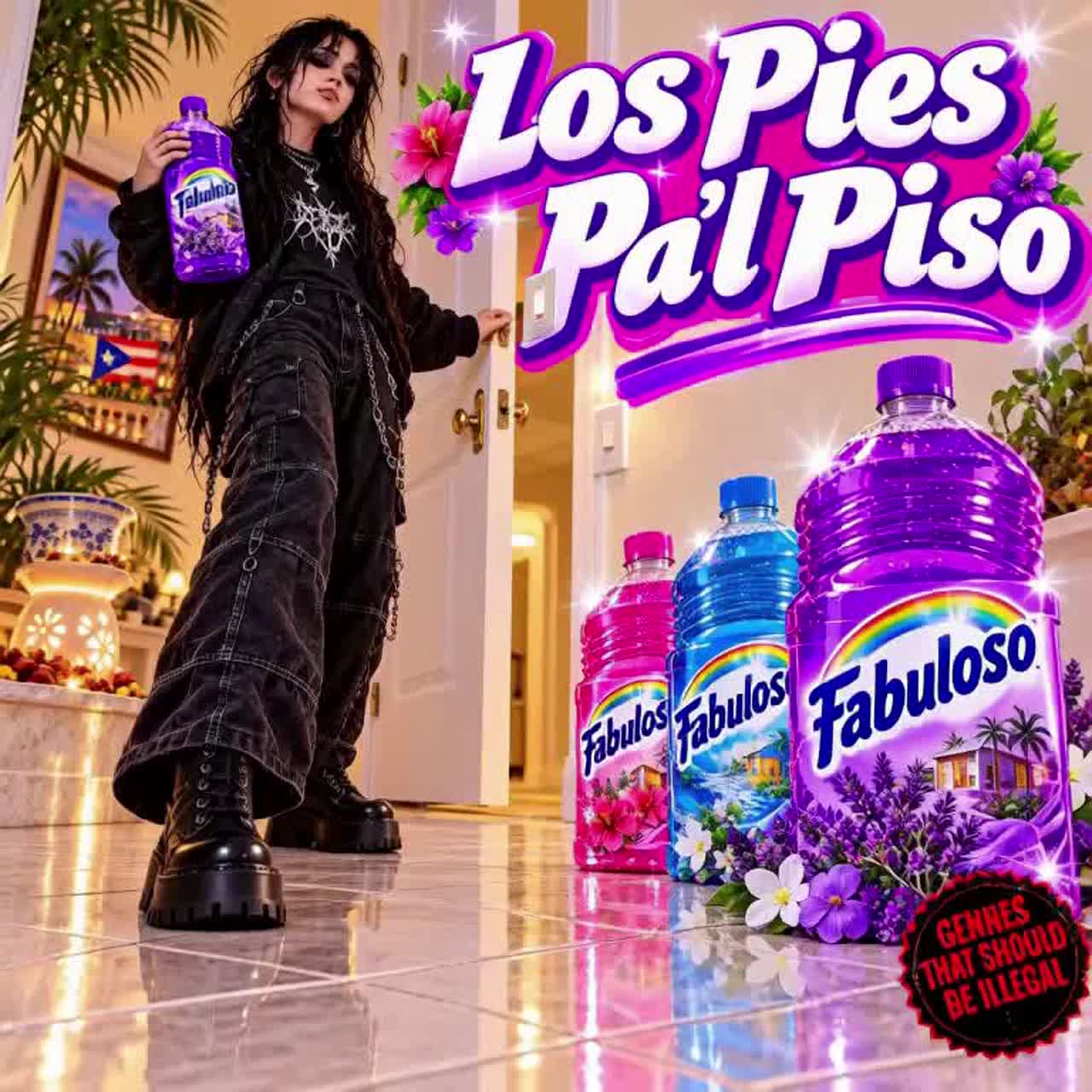 Los Pies Pa'l Piso artwork