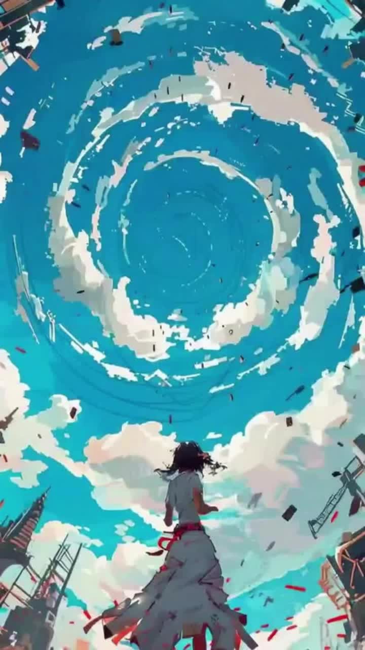 Fly away into the light, infinitely. artwork