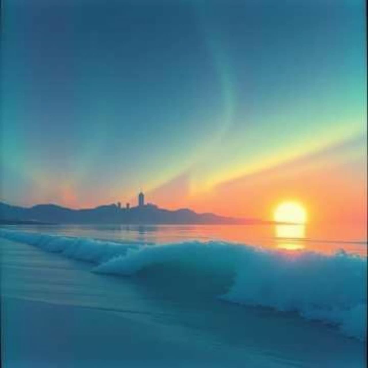 Ice wave artwork