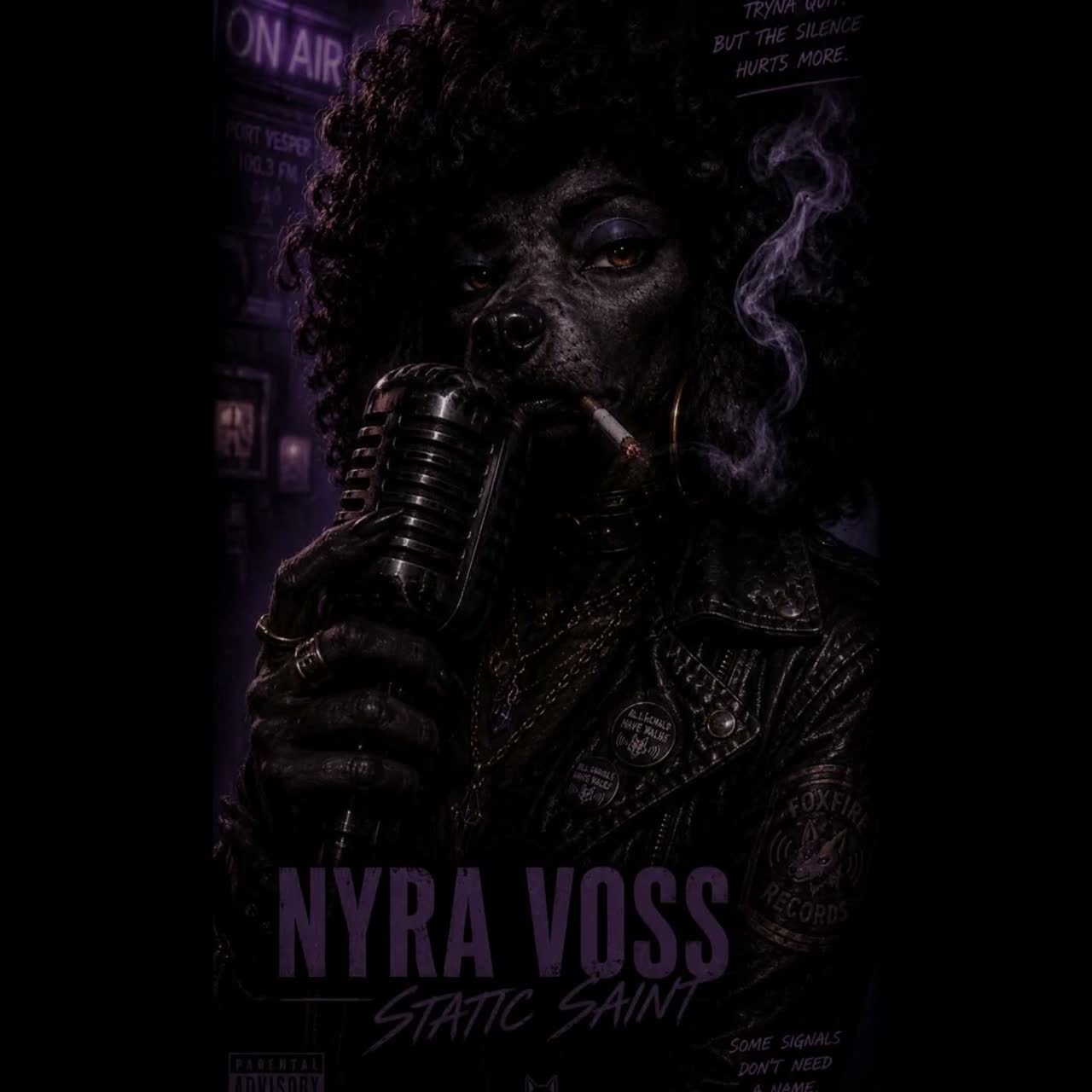 Nyra Voss - "Static Saint" artwork