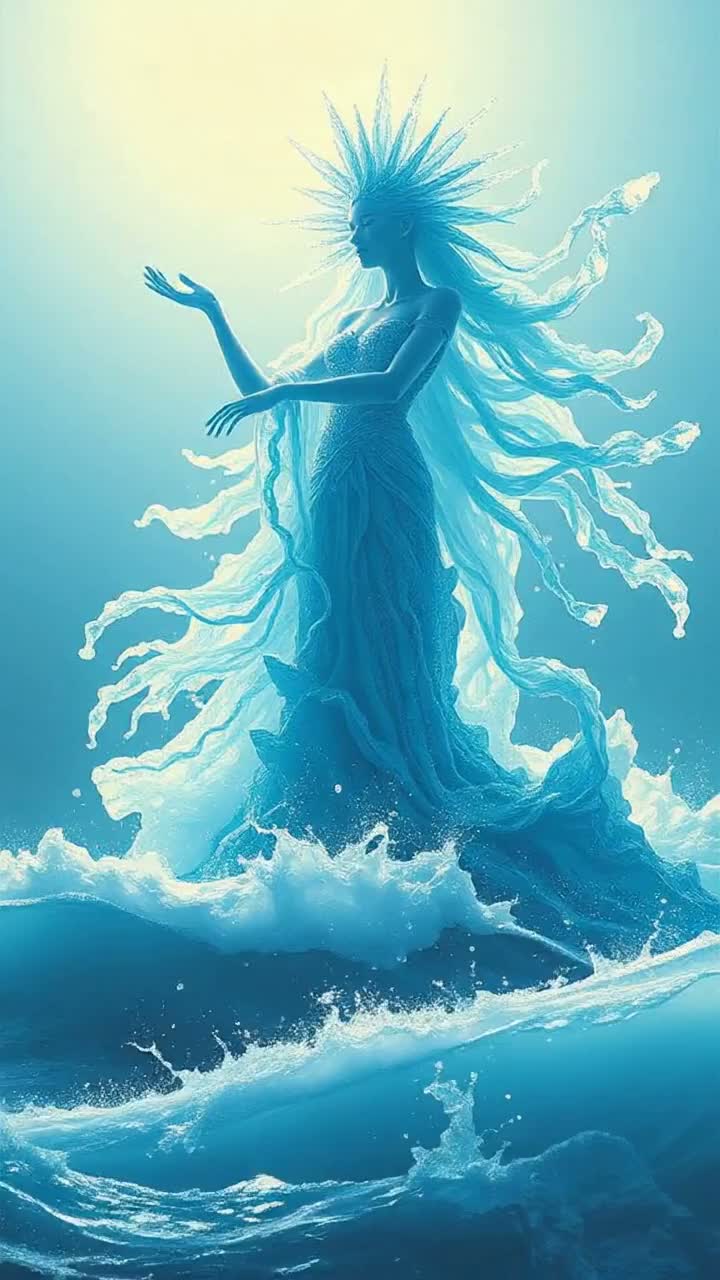 물의 흐름 (the goddess of water ) artwork