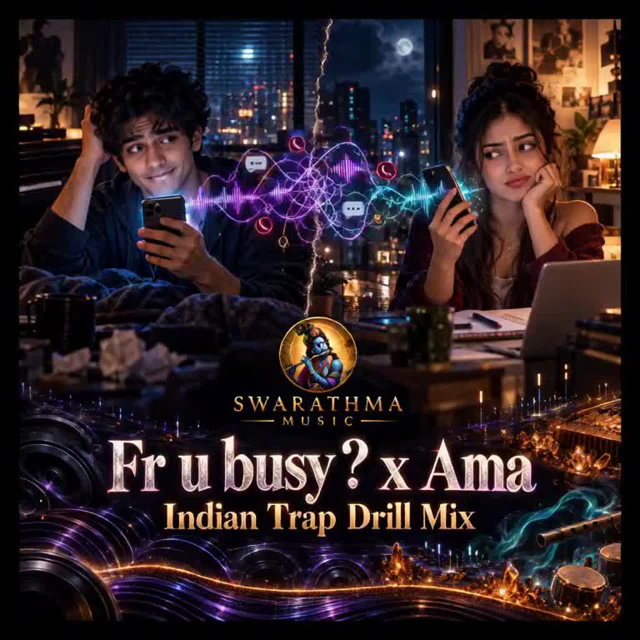 Fr u busy ? x Ama — Indian Trap Drill Mix artwork